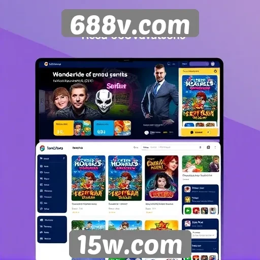 Inovação na interface do usuário em 688v.com